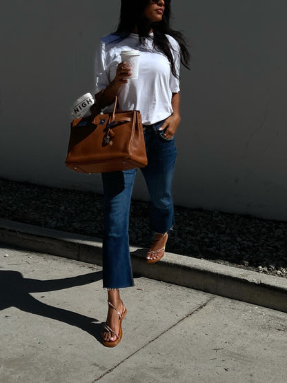 Tan Embellished Sandal